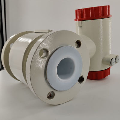 เครื่องวัดอัตราการไหลของน้ำแม่เหล็กไฟฟ้า ISO 4-20mA พร้อมการเชื่อมต่อหน้าแปลน