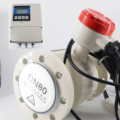 Dn1600 เครื่องวัดการไหลของน้ำเสียทางแม่เหล็กไฟฟ้า 2 นิ้ว 4800e Carbon