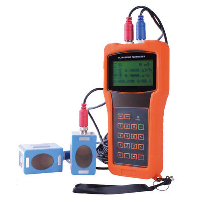 เครื่องวัดอัตราการไหลของน้ำแบบติดผนัง Ultrasonic Doppler Type Portable 12VDC