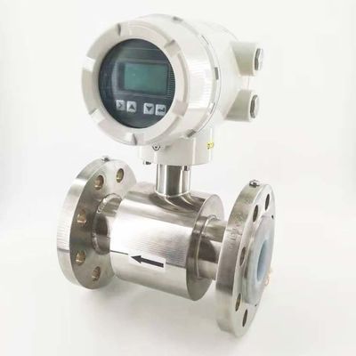 คุณภาพ  2Inch Hot Water DN2400 Mag Flow Meter Electromagnetic Flow Meter Display Convertor โรงงาน